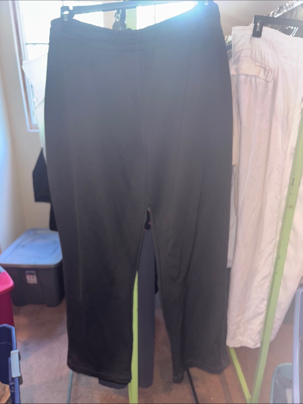 Men's Black Jogger Sweatpants with Elastic Waistband